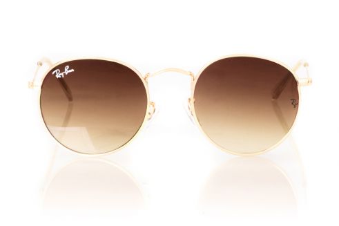 Ray Ban Round Metal 3447d-brown